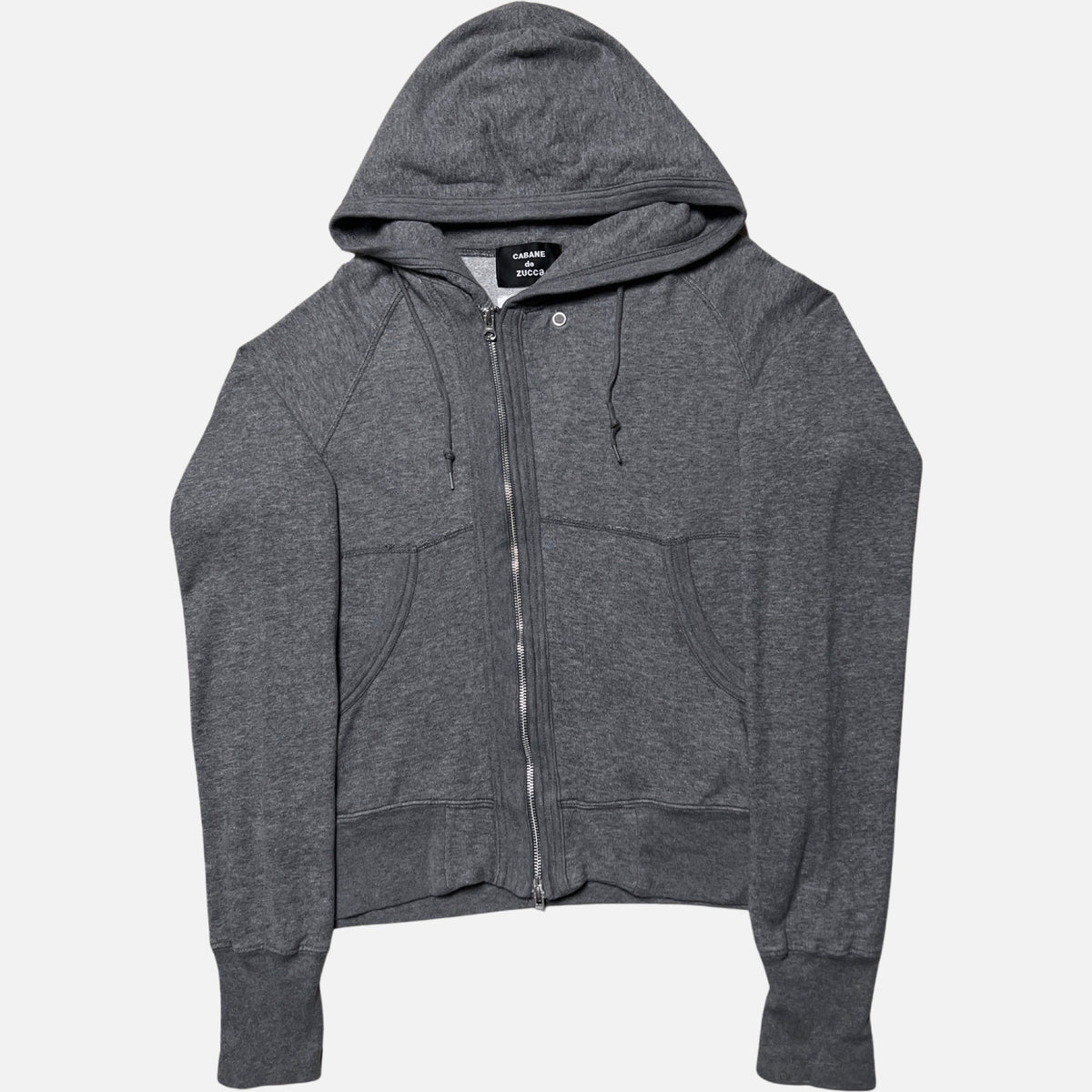 CABANE DE ZUCCA DIAGONAL ZIP HOODIE [M] – 2K DEPT.