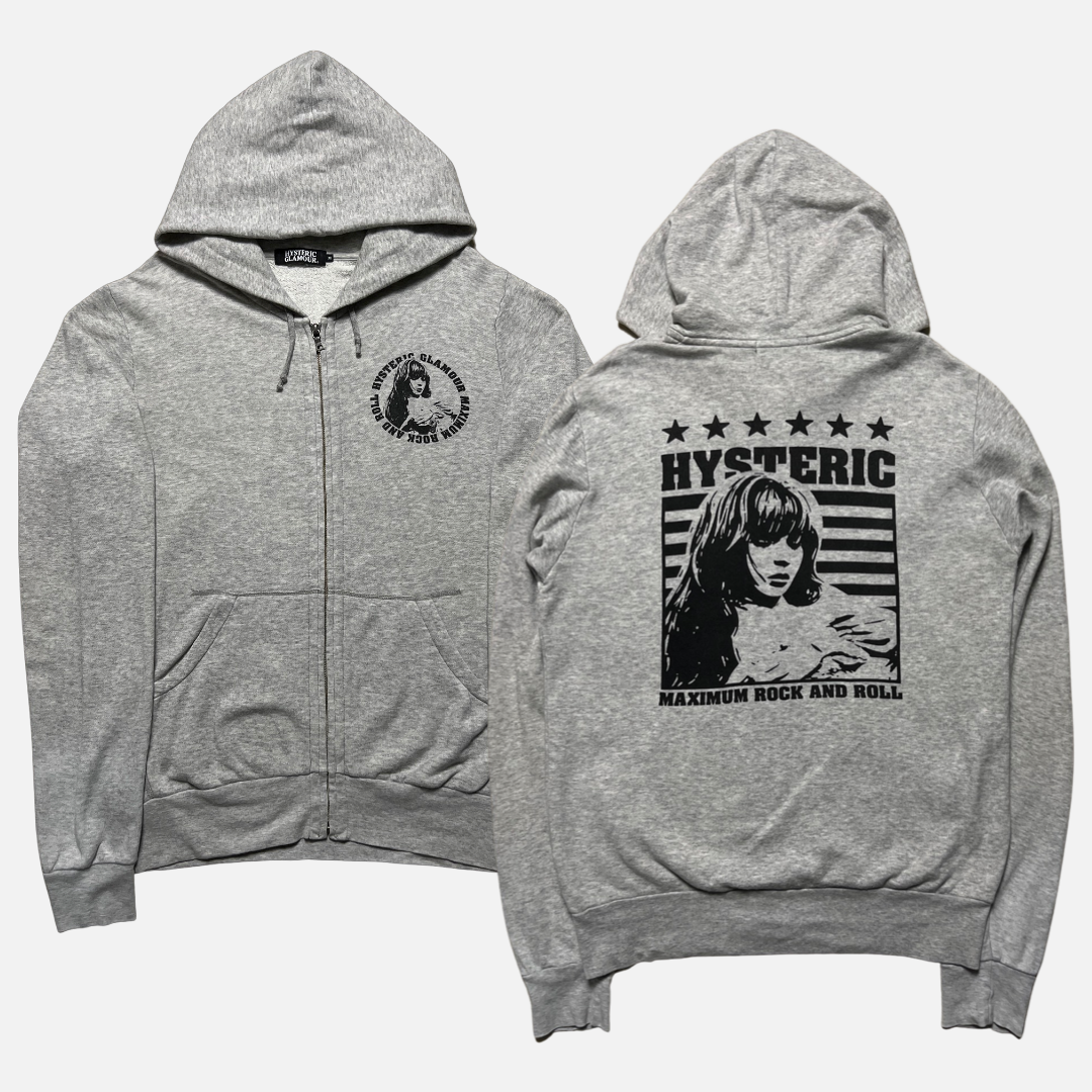 HYSTERIC GLAMOUR HOODIE GRAY [M] – 2K DEPT.