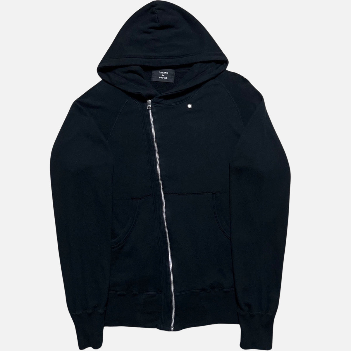 CABANE DE ZUCCA DIAGONAL ZIP HOODIE [L] – 2K DEPT.