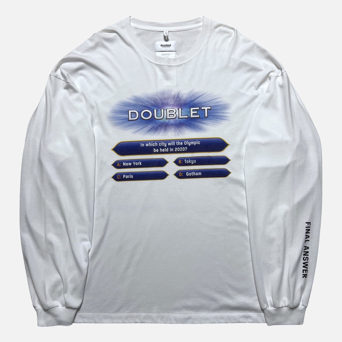 DOUBLET x WISM 19AW FIF LONGSLEEVE [XL] – 2K DEPT.