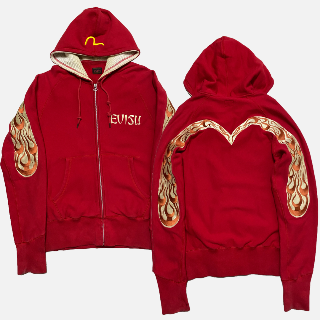 EVISU FLAME DIACOCK HOODIE [M] – 2K DEPT.