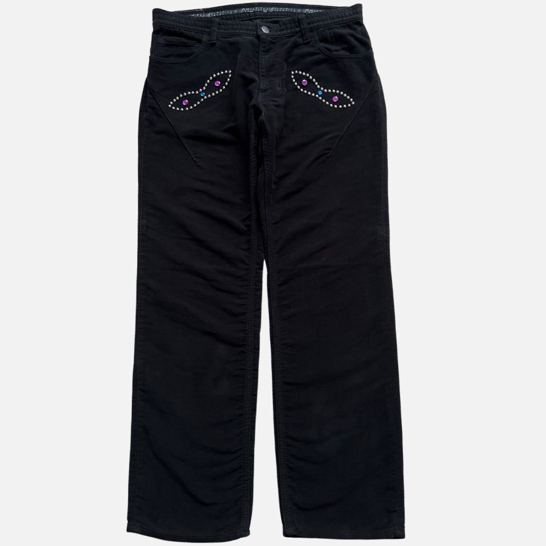 NUMBER (N)INE VELVET JEWEL PANTS [W31] – 2K DEPT.