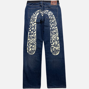 EVISU LETTERED DIACOCK DENIM [W34]