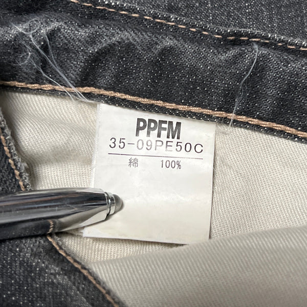 PPFM DOUBLE WAIST DENIM GEY [W32]