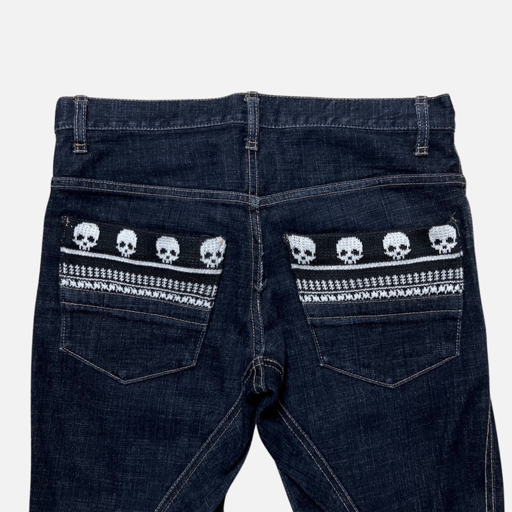 Patch Skull Print Cotton Men's Punk Pants – GTHIC