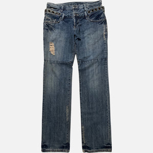 PPFM DOUBLE WAIST DENIM [W32]