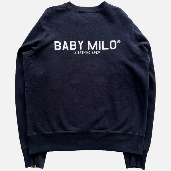 BAPE NAVY BABY MILO SWEATER [M]