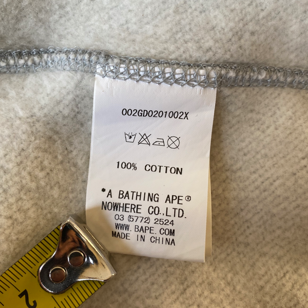 BAPE HOODIE GREY BABY MILO PRINT [L]