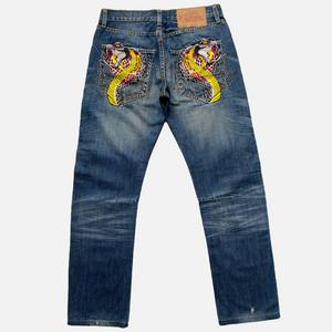 ED HARDY DENIM BACK EMBROIDERY [W30]