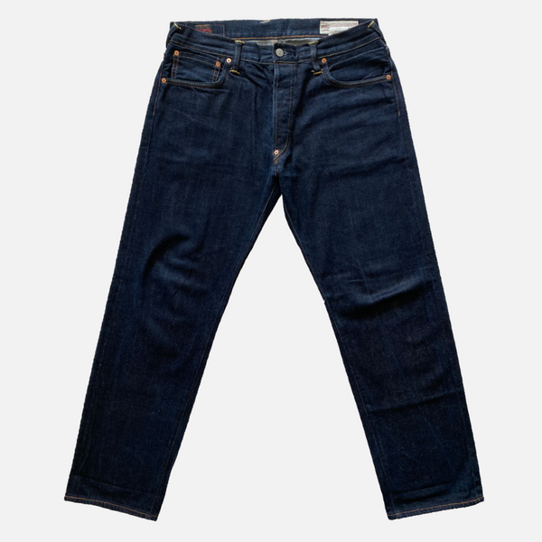 EVISU SELVEDGE DENIM WHITE DIACOCK [W34]