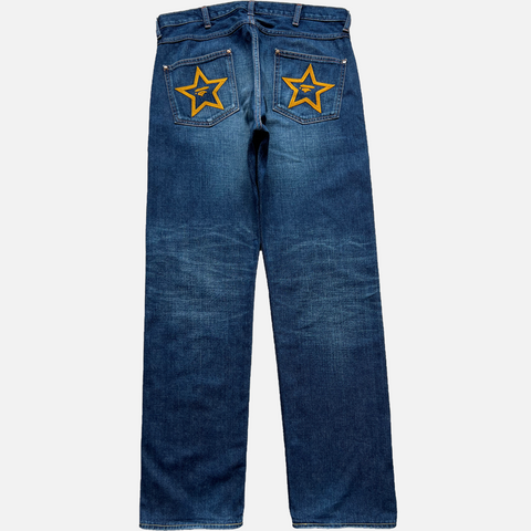 BAPE DENIM STAR EMBROIDERY [W32]