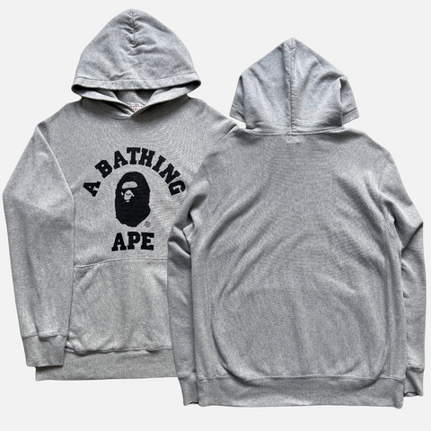 BAPE COLLEGE LOGO HOODIE [L]