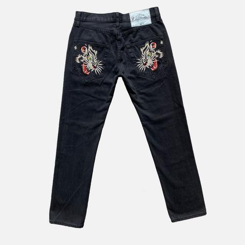 ED HARDY DENIM BACK EMBROIDERY [W30]