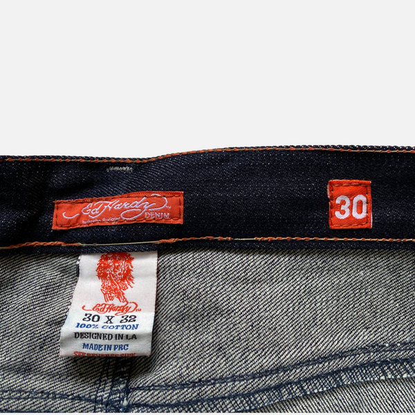 ED HARDY DENIM FRONT & BACK EMBROIDERY [W30
