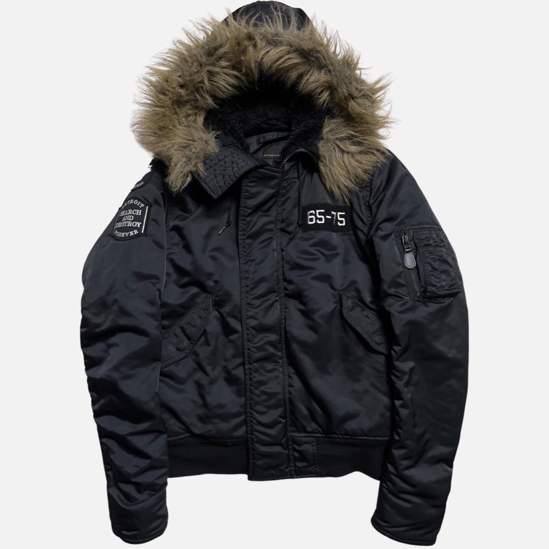 SHC hysteric glamour風 fur down jacket HYSTERIC GLAMOUR FUR HOOD JACKET [M] – 2K DEPT.