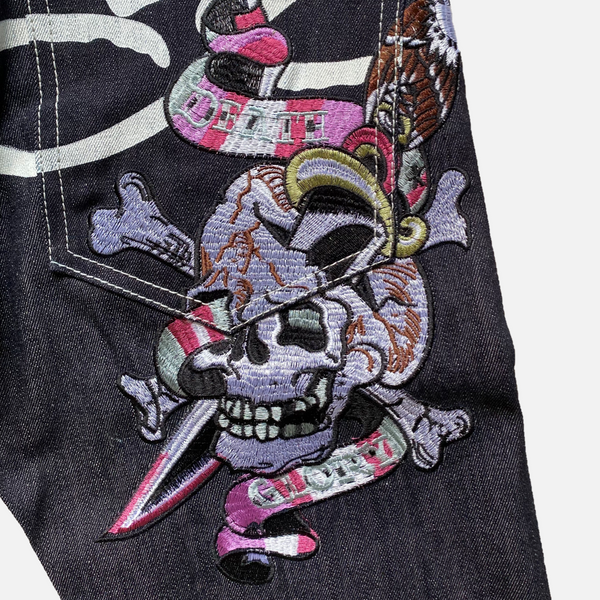 ED HARDY DENIM FRONT & BACK EMBROIDERY [W30