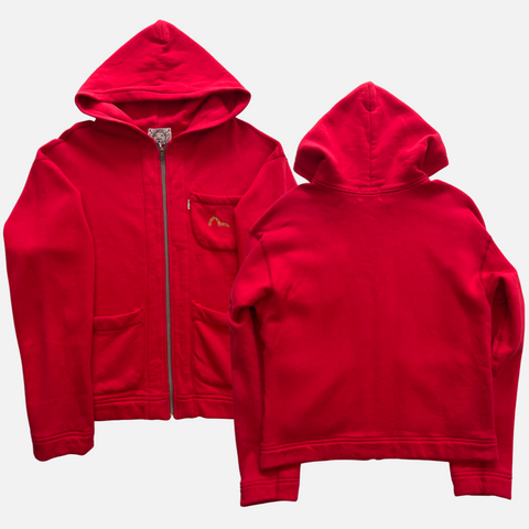 EVISU RED HOODIE [M]