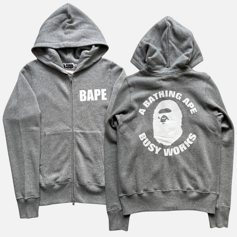 BAPE BUSY WORKS HOODIE [S]