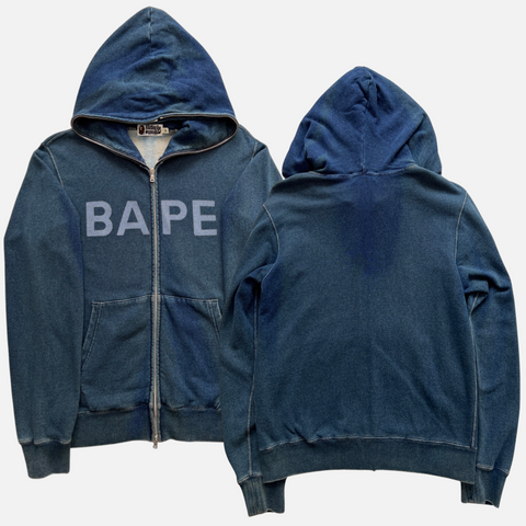 BAPE SPELL OUT HOODIE [M]