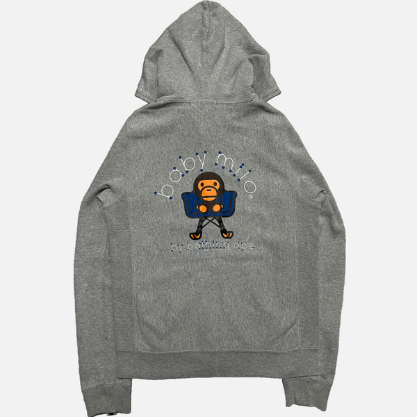 BAPE GREY HOODIE BABY MILO [S]