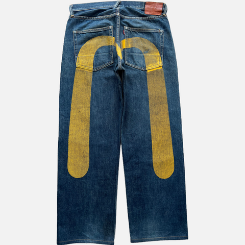 EVISU DENIM YELLOW DIACOCK [W32]