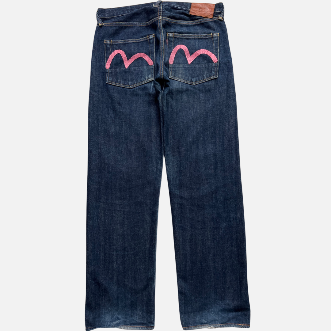 evisu ジーンズ w32 Evisu jeans Genes Tokyo Osaka W32 Japanese denim brand new