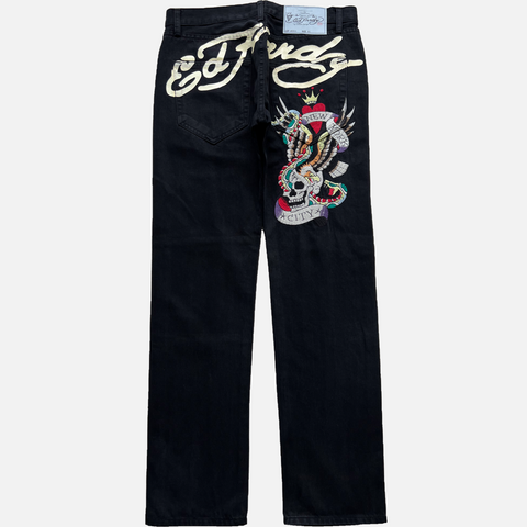 ED HARDY DENIM SKULL TATTOO [W31]