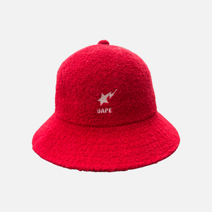 BAPE RED WOOL HAT