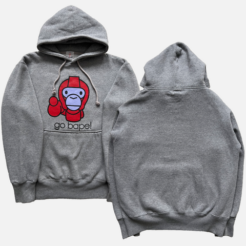 BAPE GREY HOODIE BABY MILO [M]