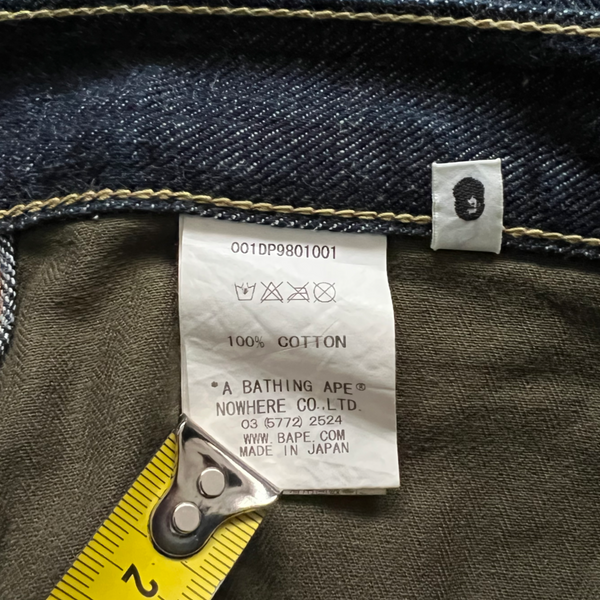 BAPE DENIM YELLOW ASNKA [W32]