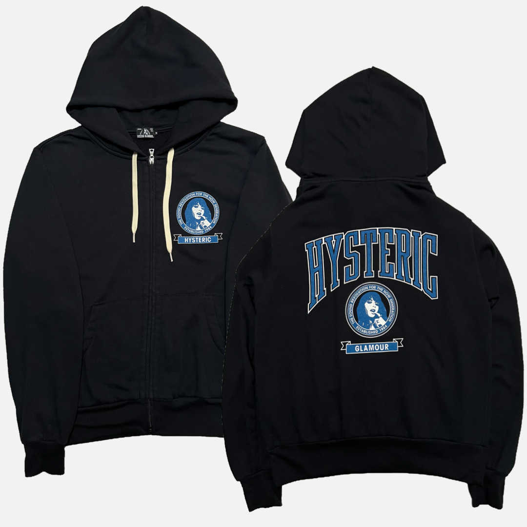 HYSTERIC GLAMOUR NAVY HOODIE [M]