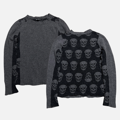 HYSTERIC GLAMOUR SKULL SWEATER [XS]