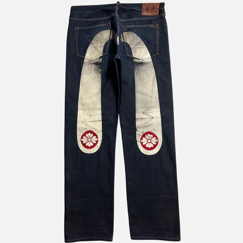 EVISU DENIM WHITE DIACOCK [W36]