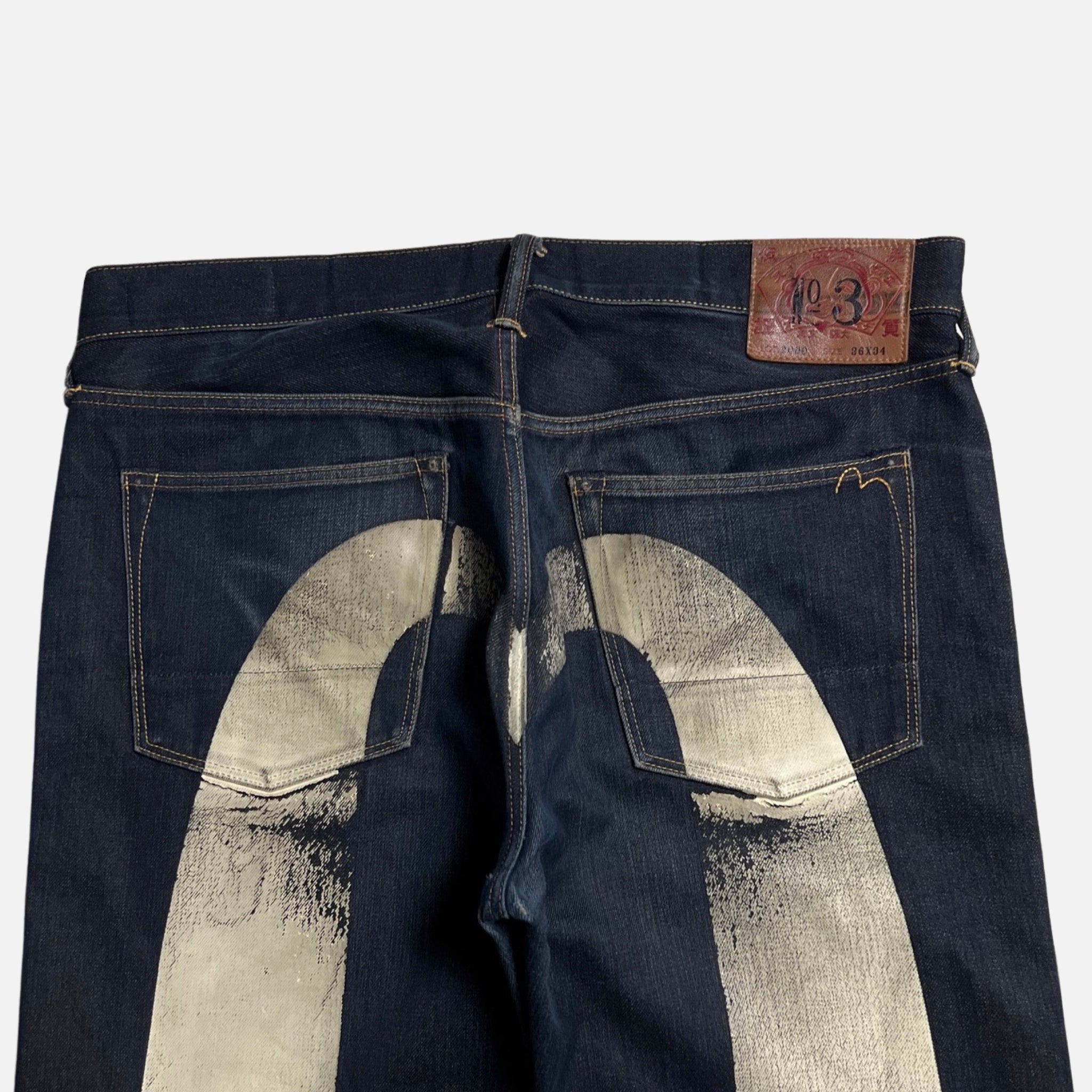 EVISU DENIM WHITE DIACOCK [W36] – 2K DEPT.