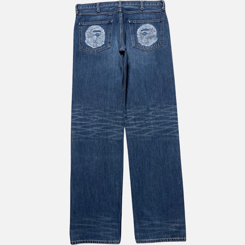 BAPE APE LOGO DENIM [W34]