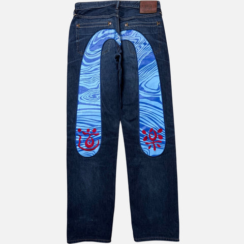 EVISU DENIM BLUE DIACOCK [W32]