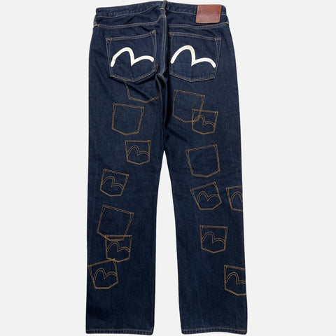 EVISU MULTI POCKET DENIM [W34]