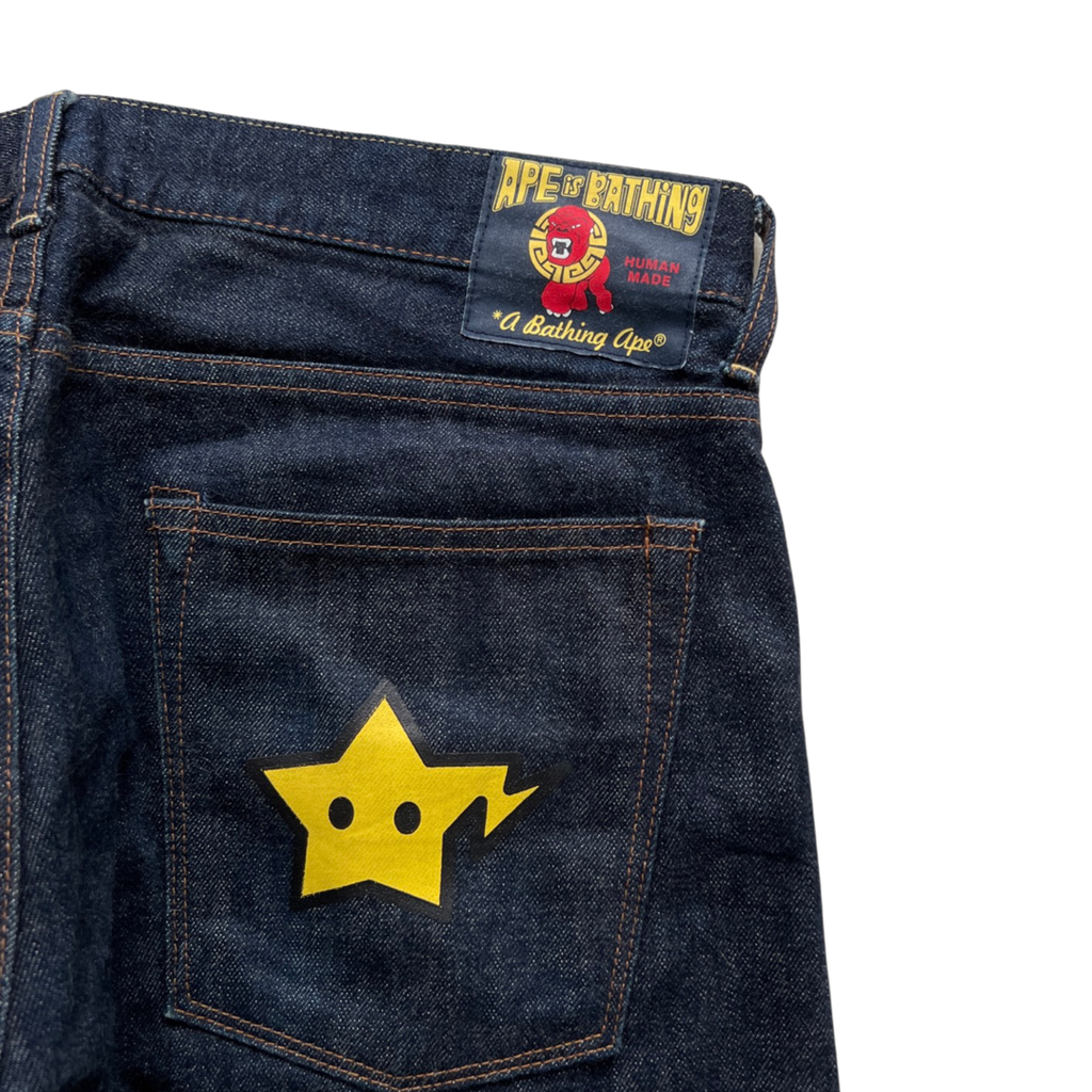 BAPE JEANS YELLOW STA PRINT [W34] – 2K DEPT.