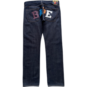 BAPE SPELL OUT DENIM [W34]