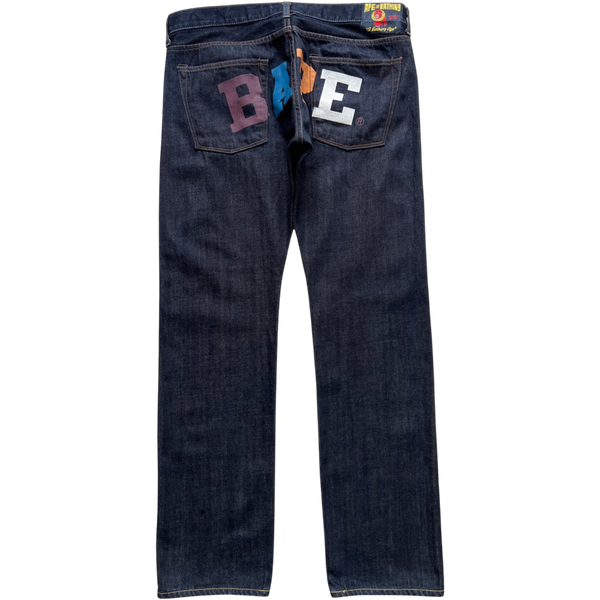 BAPE SPELL OUT DENIM [W34]